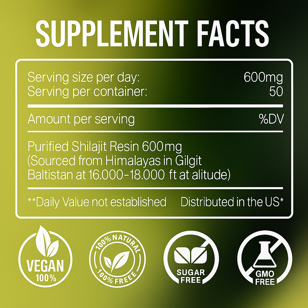EVERLY™ Pure Shilajit Resin
