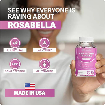 Rosabella™ Viral Hair Growth Gummies (Limited Time Offer)