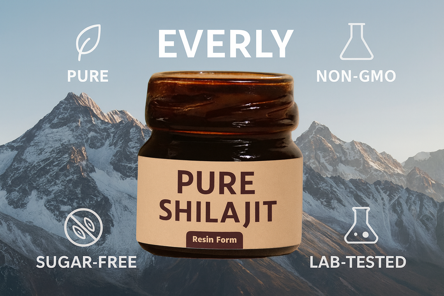 EVERLY™  Pure Shilajit Resin